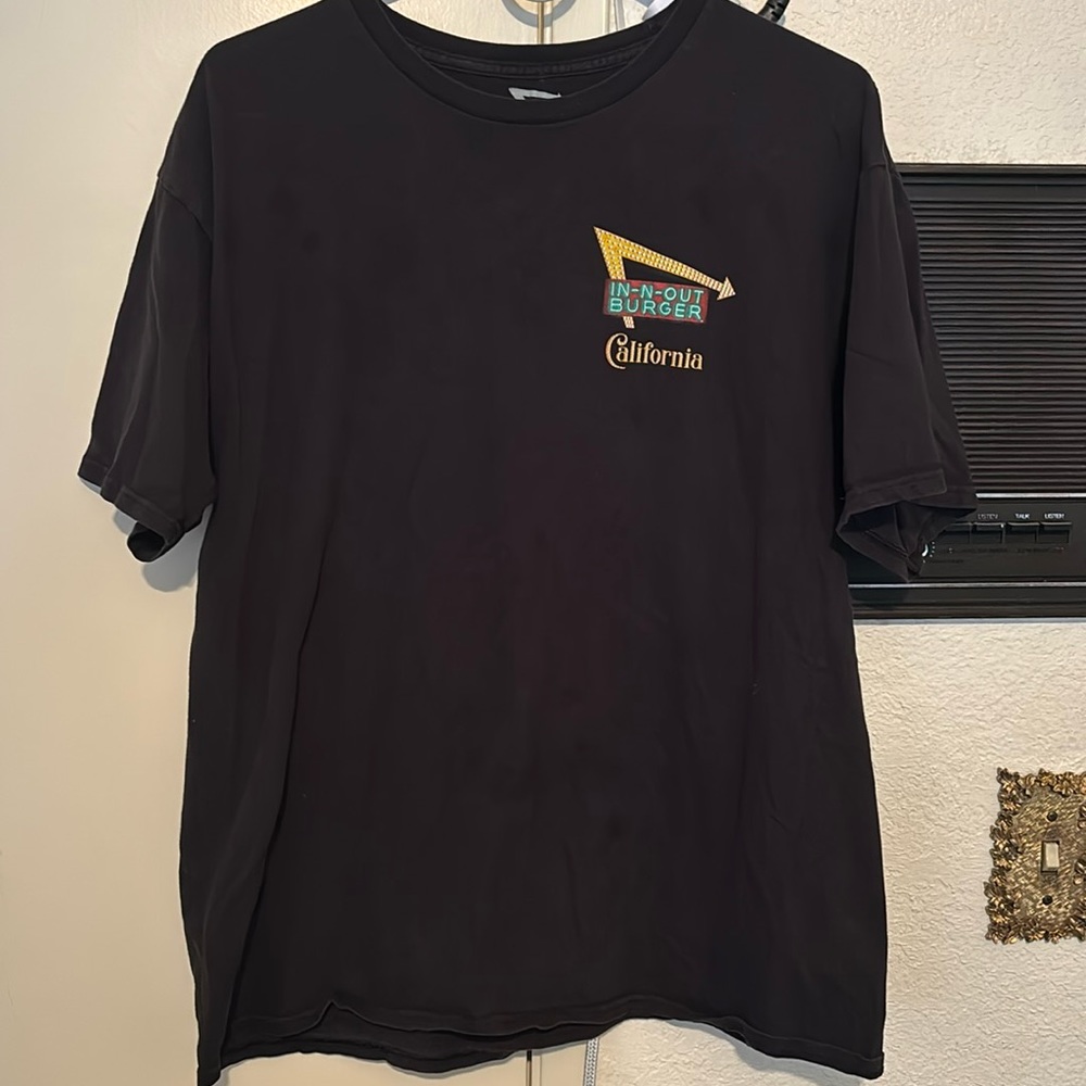 Black In-N-Out burger shirt